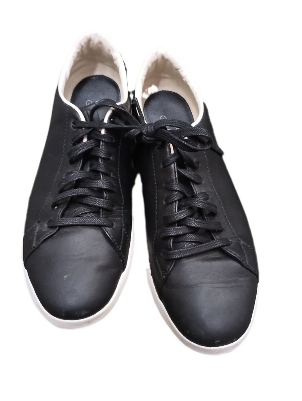 🖤 Cole Haan Mens GrandPro Black Leather Sneakers  Minamalist Size 9